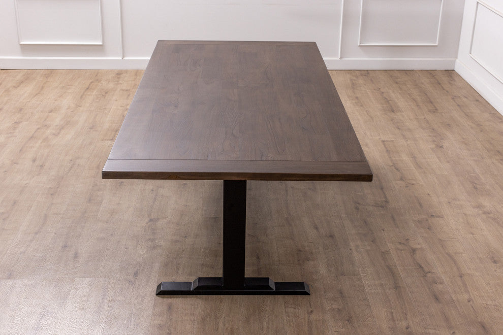 Handcrafted Nana Teak Solid Hardwood Dining Table, Natural, 72x38
