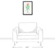 Watercolor Mistletoe 12x18 Black Framed Canvas