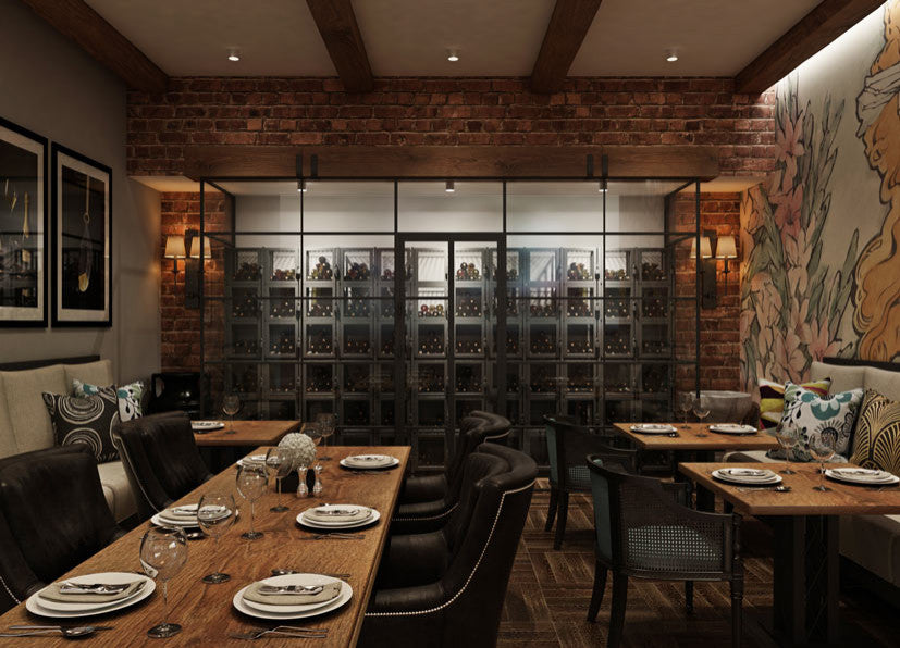 Case and Crate Locker 3 metal wine storage kit, 144 Bottles