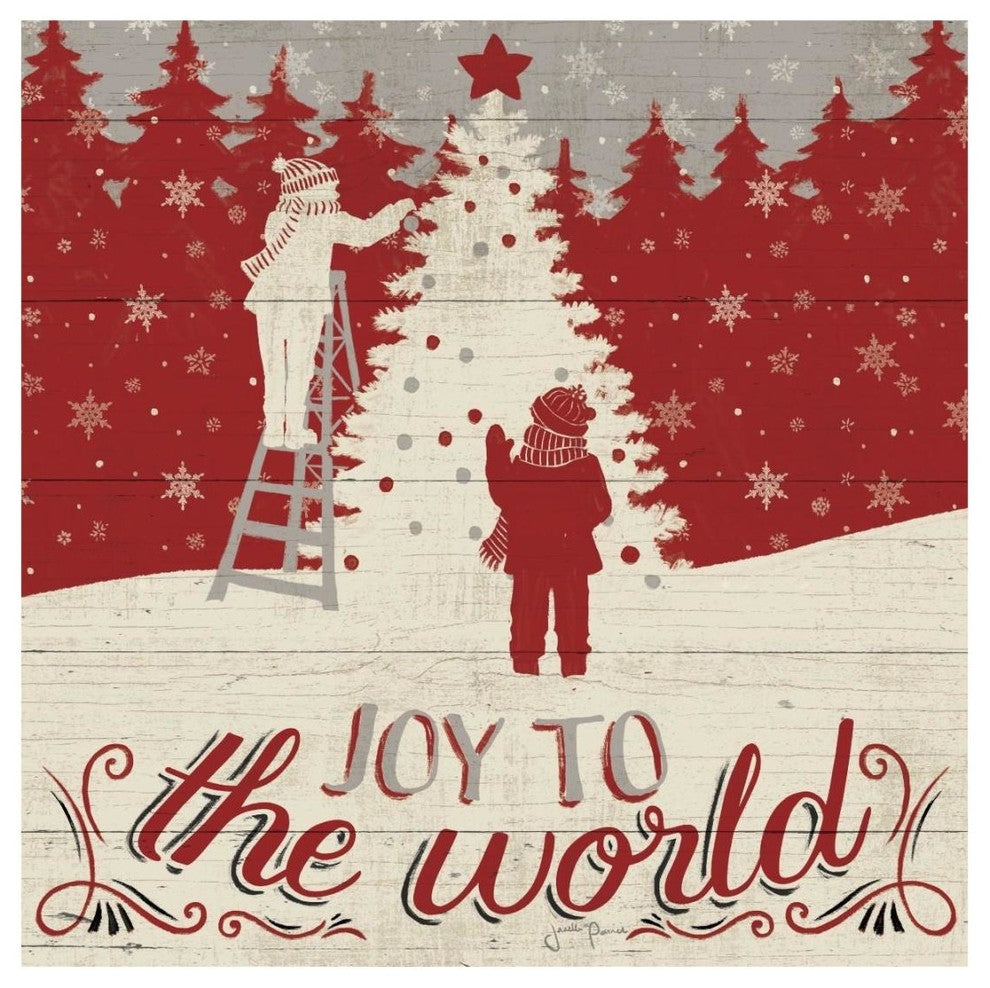 "Holiday in the Woods V" Digital Paper Print by Janelle Penner, 20"x20"