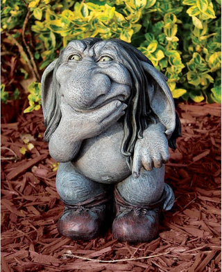Pondering Sylvester Gnome Statue