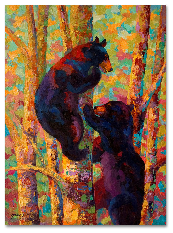 Marion Rose 'Two High' Canvas Art, 35" x 47"