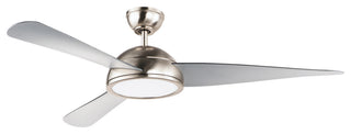 Maxim Cupola 52 LED Cupola 52" 3 Blade LED Indoor Ceiling Fan - Satin Nickel