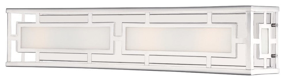Crystorama 4-Light Polished Nickel Bathroom Vanity