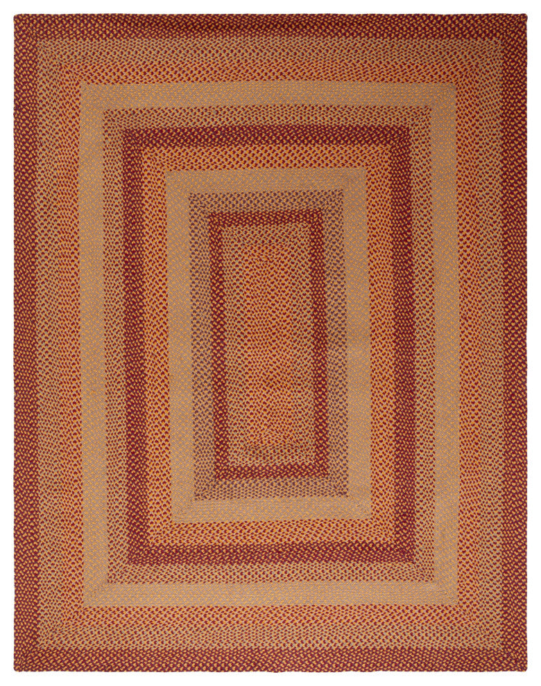 Safavieh Cape Cod Collection BRD651C Rug, Yellow/Red, 3' X 5'