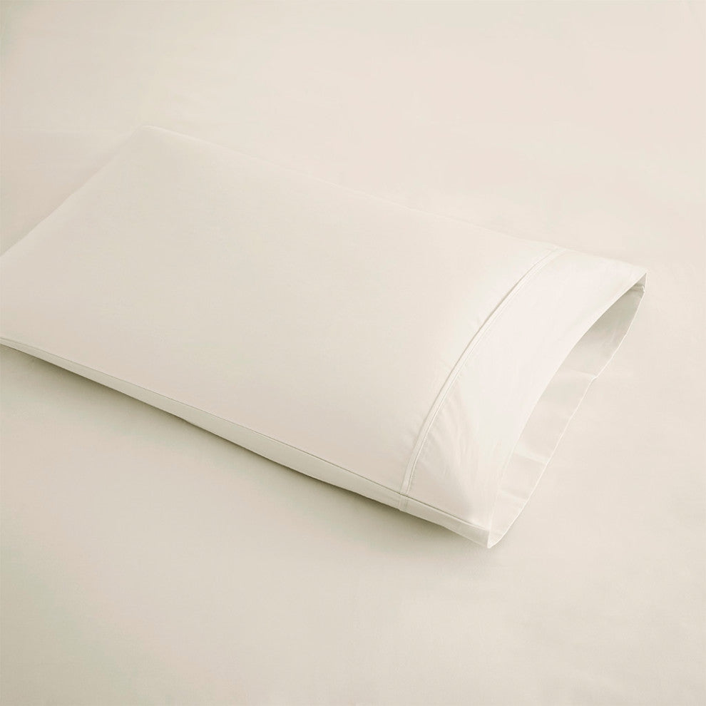Beautyrest 600 Thread Count Cooling 4-Piece Sheet Set, Ivory, Full