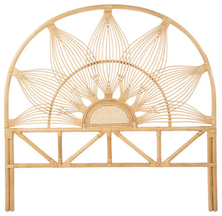 Sunflower Rattan Headboard, Natural, Queen
