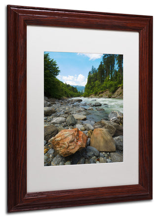 'Isolated' Matted Framed Canvas Art by Philippe Sainte-Laudy