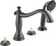 Delta Cassidy Roman Tub with Hand Shower Trim - Less Handles, Venetian Bronze