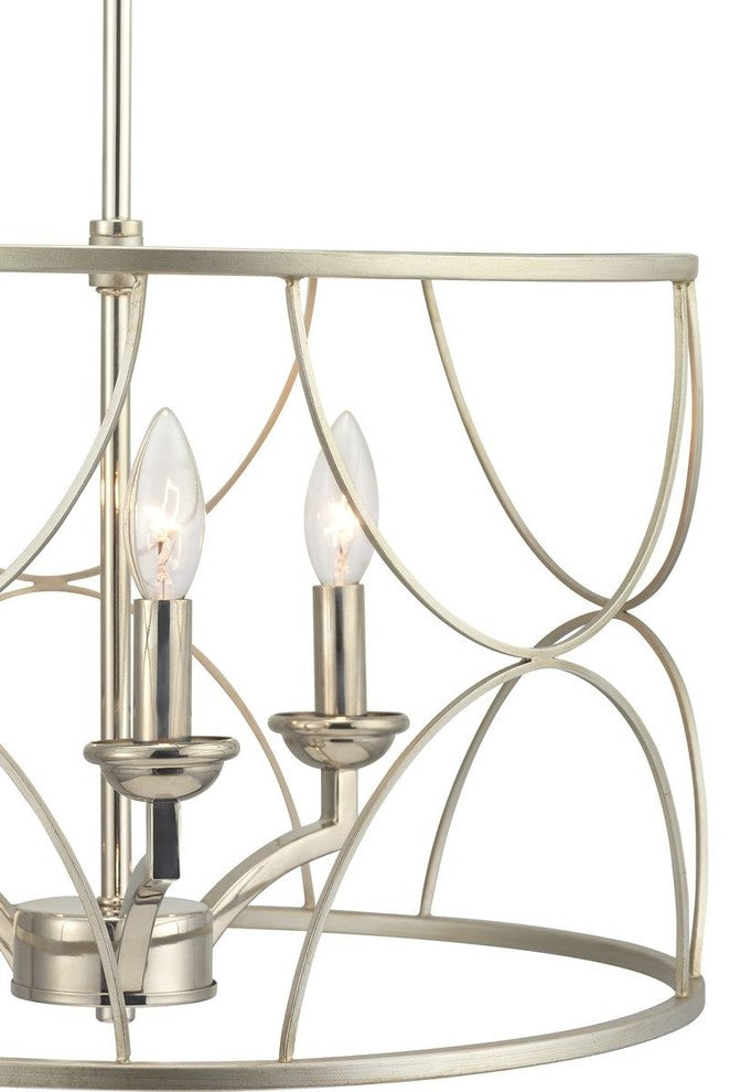 Landree Collection 3-Light Chandelier, Silver Ridge