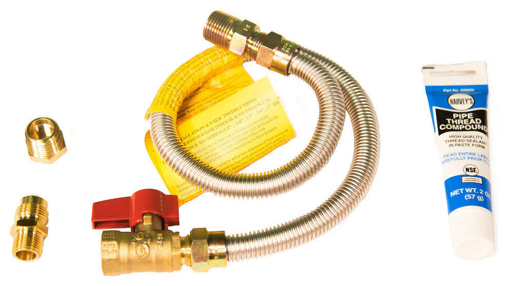 Comfort Glow Liquid Propane Gas Installation Kit for Vent-free Heaters 20-7010