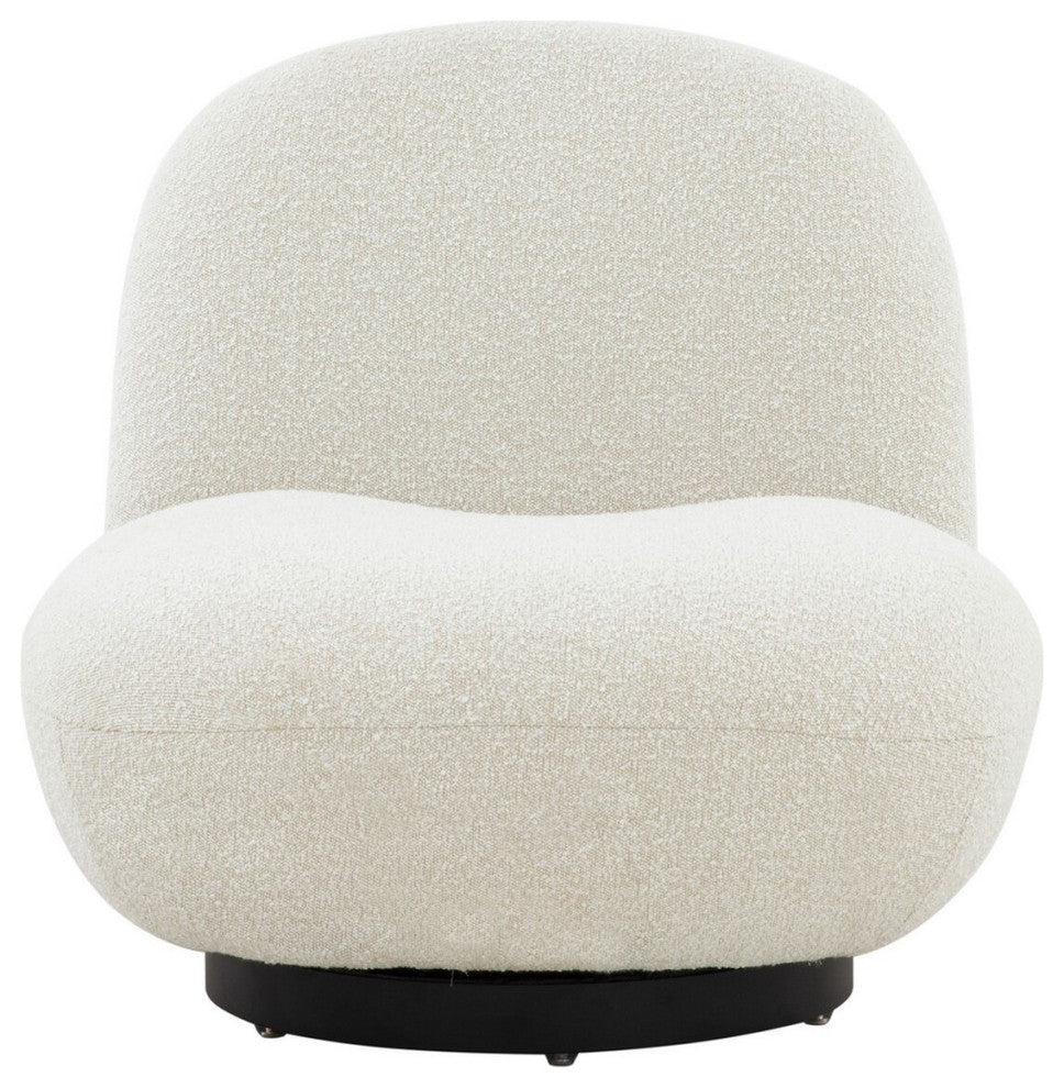 Safavieh Couture Stevie Boucle Accent Chair, Ivory