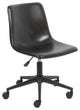 Yafa Mid-Back Faux Leather Task Chair, Black