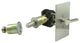 Barn Door Privacy Lock, Rectangle Rose, 2.25" BS TT17 ADA Turn, Bright Stainless