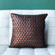Pillow Decor, Hygge Metallic Copper Knit Pillow