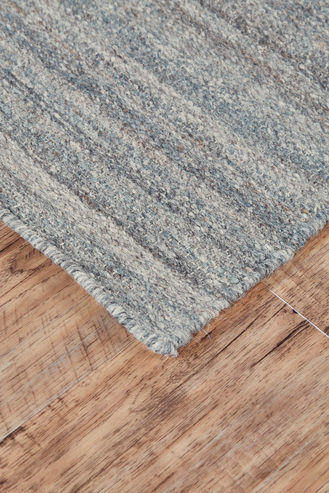 Weave & Wander Orwell Rug, Aqua, 5'x8'