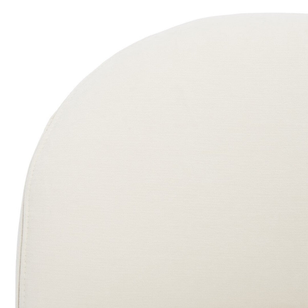Safavieh Brax Petite Slipper Chair, Creme