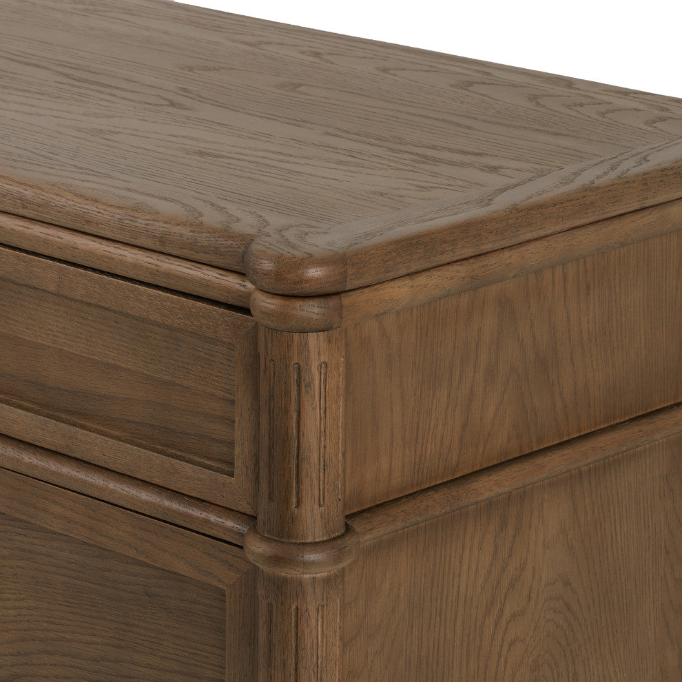 Toulouse 9 Drawer Dresser-Toasted Oak