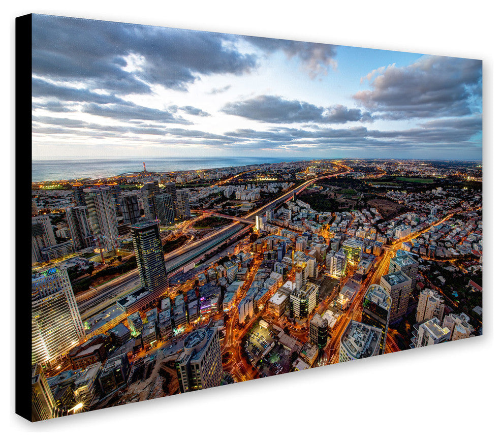 'Tel Aviv Israel - III' Canvas Art by David Ayash