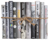 Decorative Books - Stone Dust Jacket Book Bundle - 1 foot of Grey Books