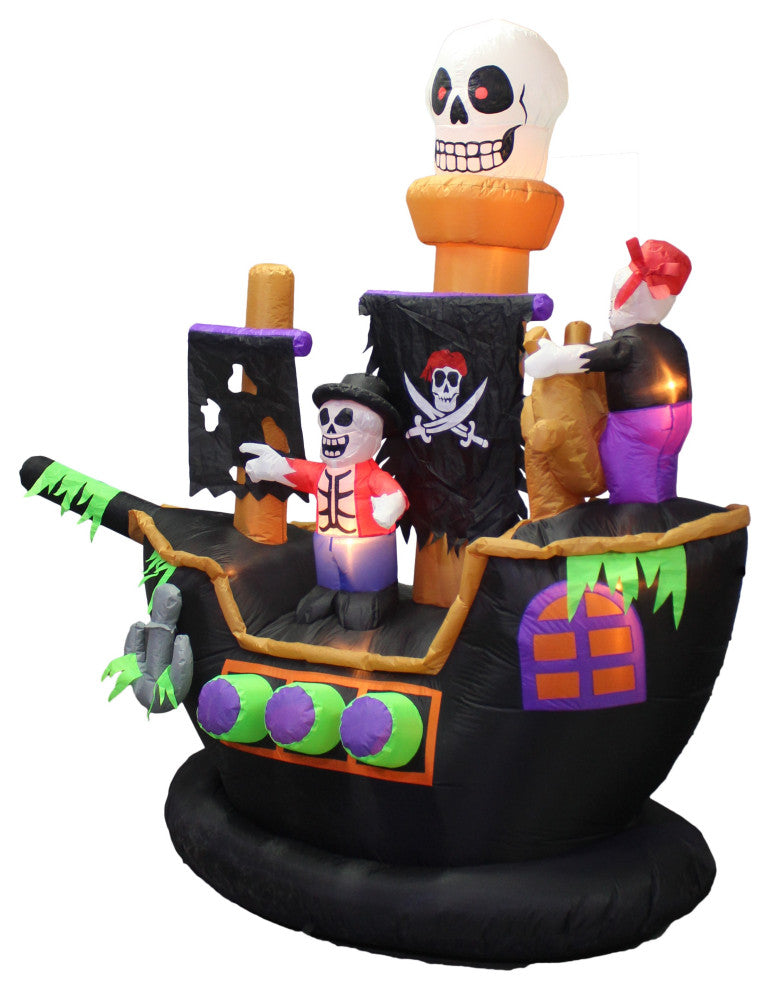 Skeleton Crew on Pirate Ship, 7'