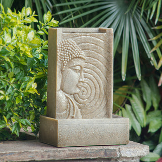 Gewnee Indoor Buddha Water Fountain