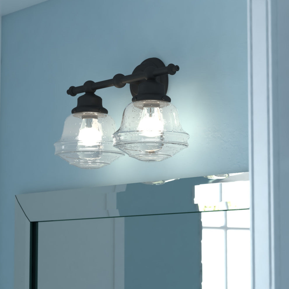 Vaxcel Lighting W0189 Huntley 2 Light 16"W Bathroom Vanity Light - Oil Rubbed
