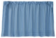 Holden Solid Smoke Blue Kitchen Curtain, 36" Tier