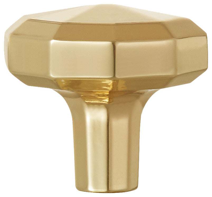 Utopia Alley Zinc Cabinet Knob and Pull, Gold, Knob, 1 Pack