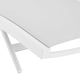 Glimpse Outdoor Patio Mesh Chaise Lounge Set of 4 - White White