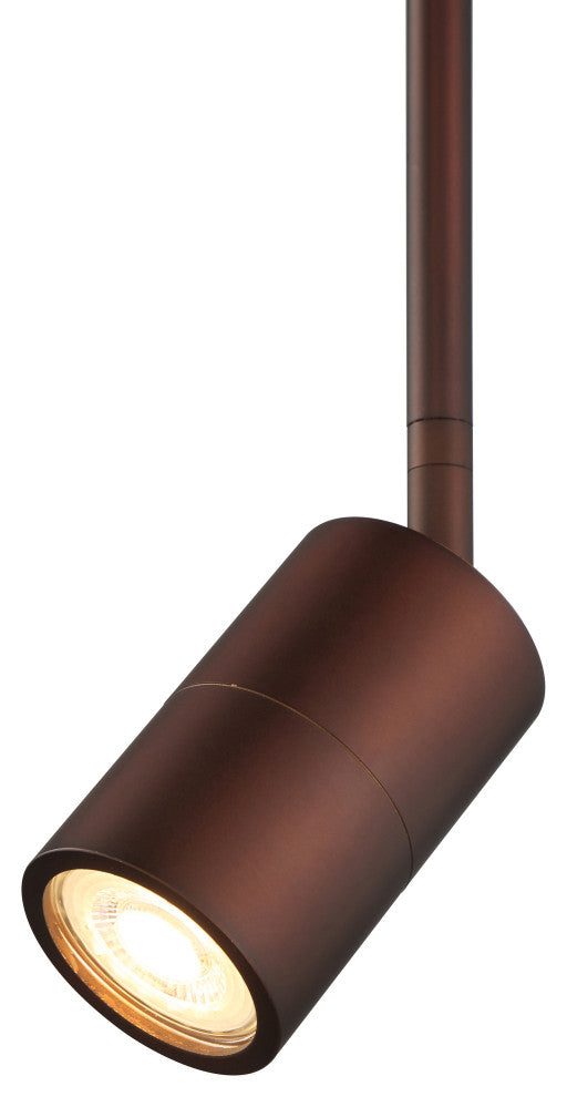 Cafe 1 Light LED Wall Or Ceiling Spotlight, Bronze