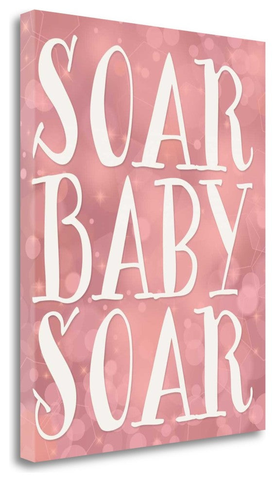 "Soar Baby Soar" By Tara Moss,Ready to Hang Giclee Print on Gallery Wrap Canvas