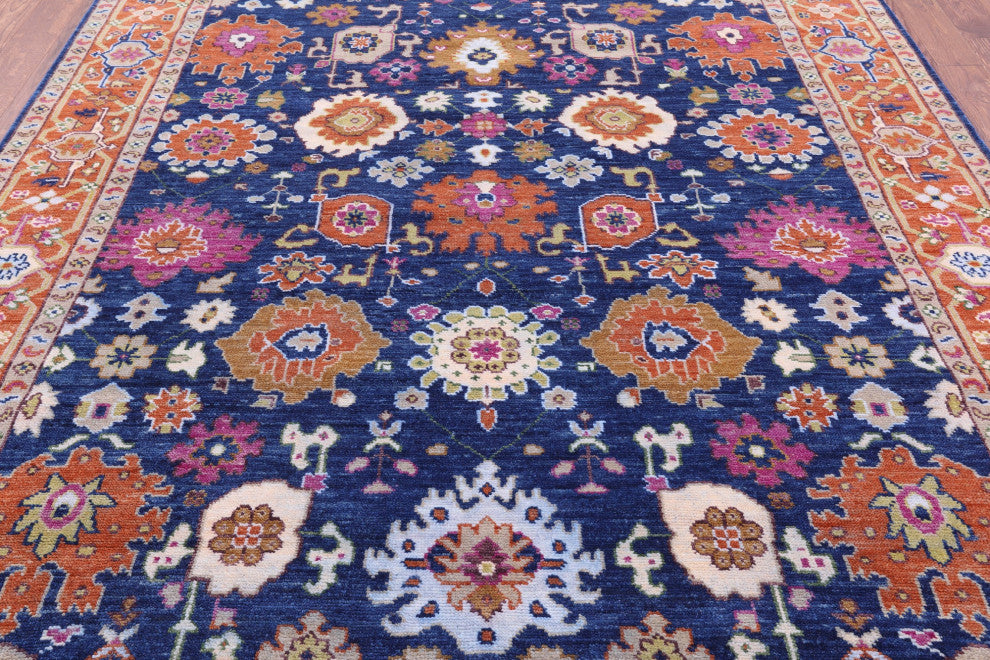 8' 1" X 10' 2" Turkish Oushak Handmade Rug - Q15952