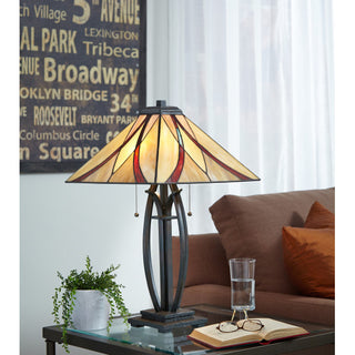 Asheville 2-Light Table Lamp, Valiant Bronze