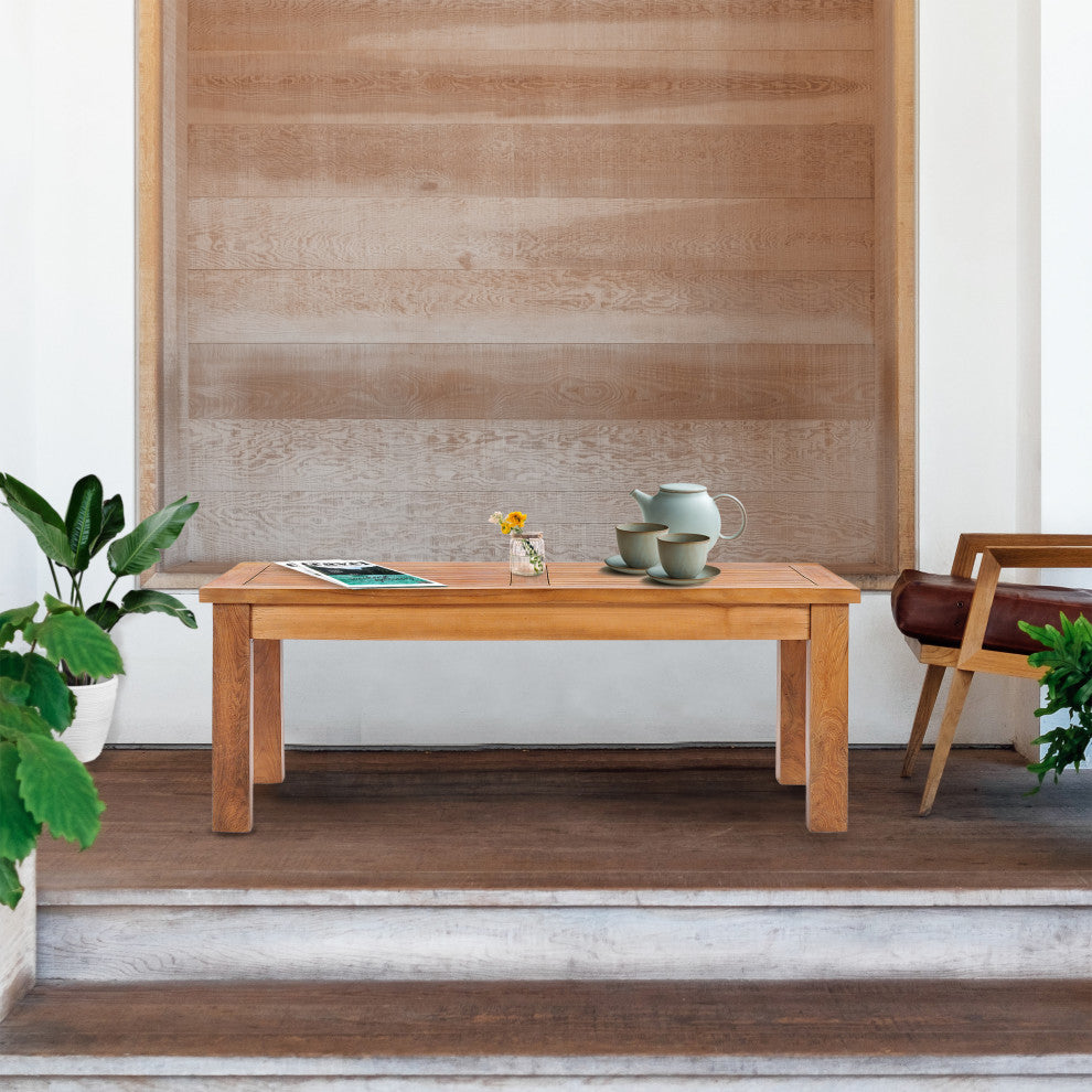 Teak Wood San Diego Outdoor Patio Coffee Table
