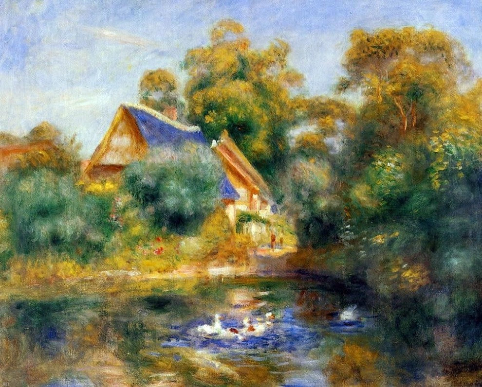 Pierre Auguste Renoir La Mere aux Oies Wall Decal