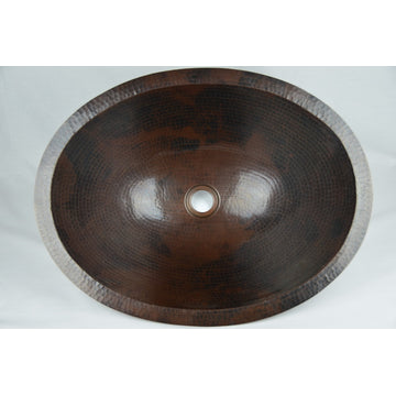 Oval jumbo sink 21" Copper Sink
