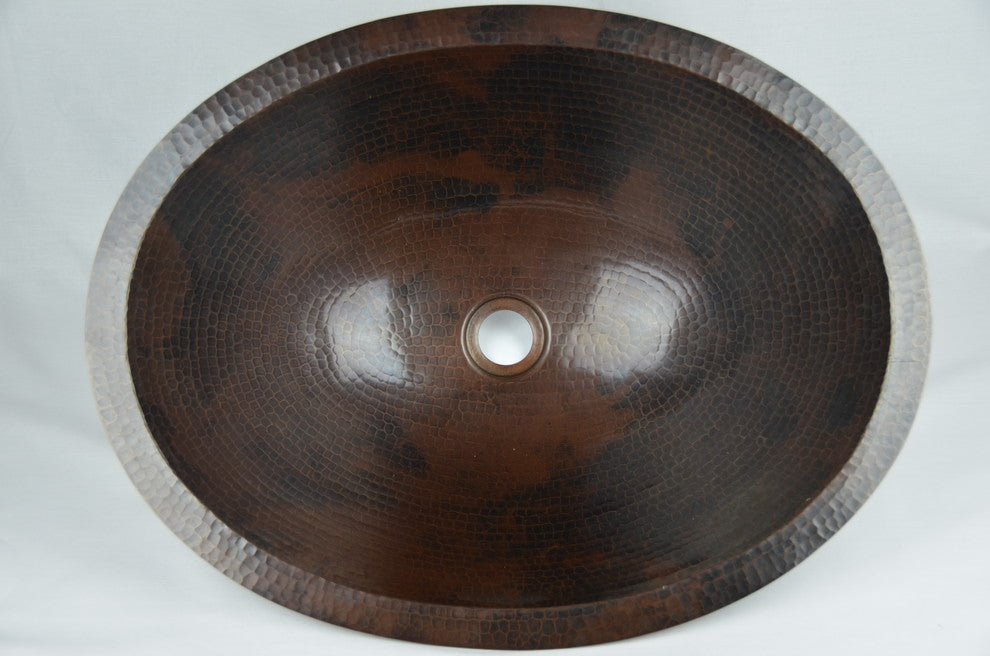 Oval jumbo sink 21" Copper Sink