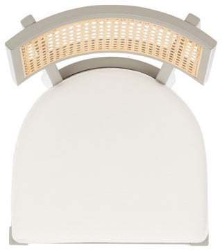 Safavieh Galway Cane Bar Stool, Grey/Natural