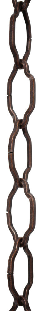 RCH Hardware Steel Cathedral Chandelier Chain, 2 Sizes, 3', Antique Copper, U28