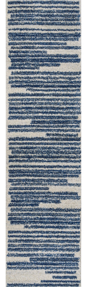 Khalil Modern Berber Stripe Area Rug