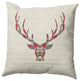 Cool Dude Holiday Reindeer Decorative Throw Pillow, Sage Green, 26"x26"