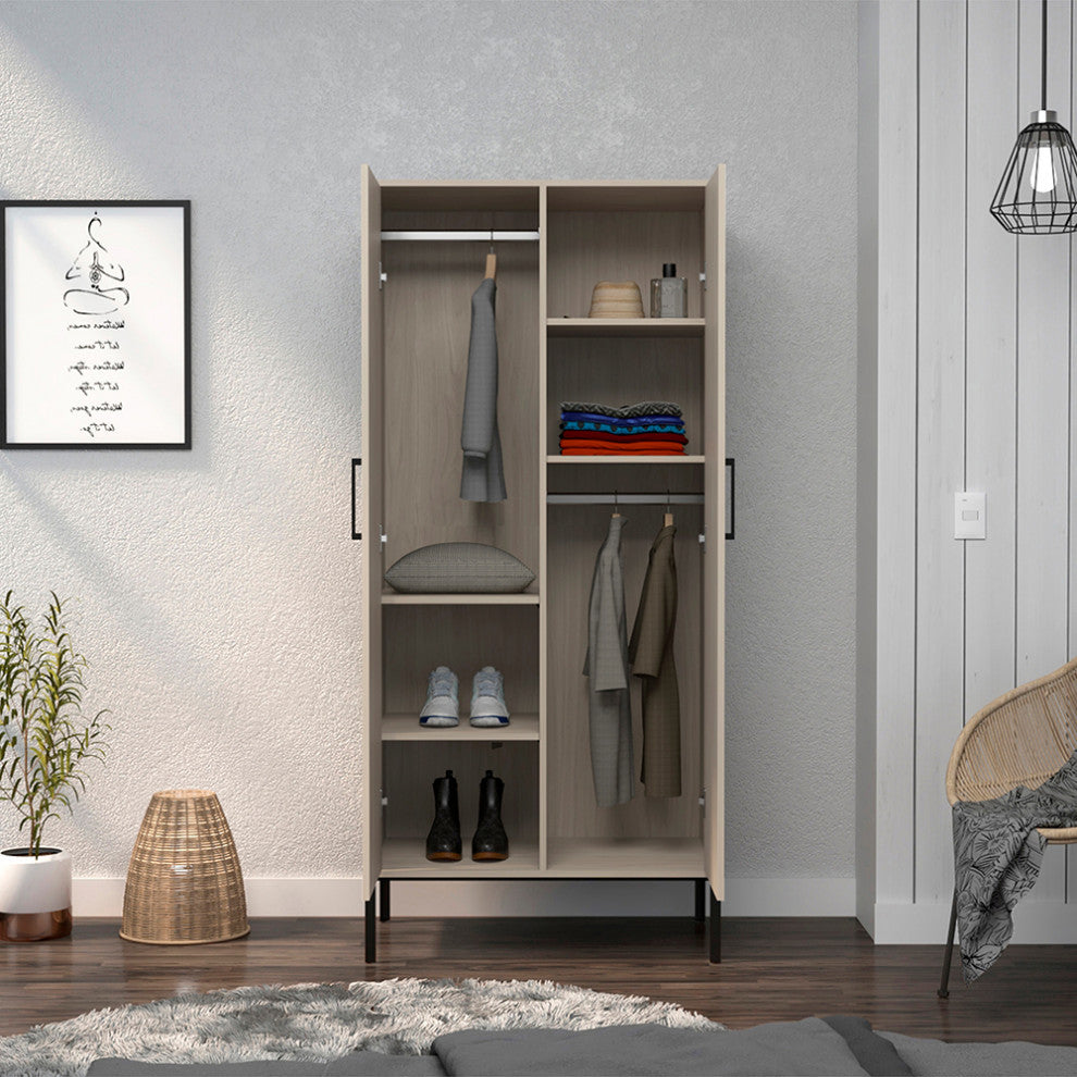 Talmage Modern Armoire Cabinet