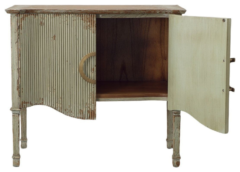 Willow 36" Distressed 2-Door Sideboard, Gray