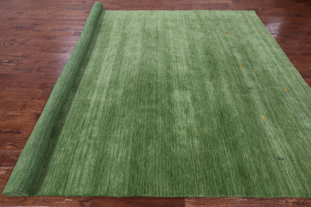 Persian Gabbeh Hand-Knotted Wool Rug 9' 0" X 12' 0" - Q15086