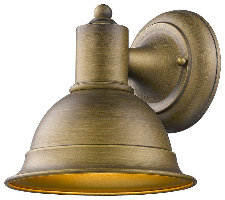 Brushed Gold Aluminum Wall Sconce