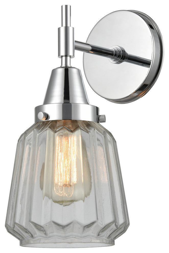 INNOVATIONS LIGHTING 447-1W-PC-G142-LED Caden 1 Light 9 inch Sconce