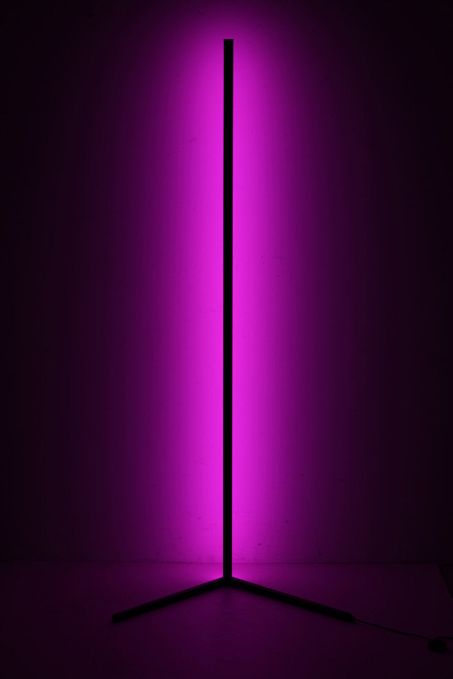 Bethel International OC54F57B 1-Light LED Floor Lamp, Matte Black