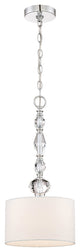 Evi 1-Light Mini-Pendant, Chrome