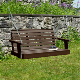 Weatherly Porch Swing, Weathered Acorn, 4'